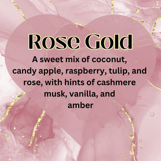 Rose Gold | Candy Apple & Tulip | Body Oil - Blissful Beauty Candle Co