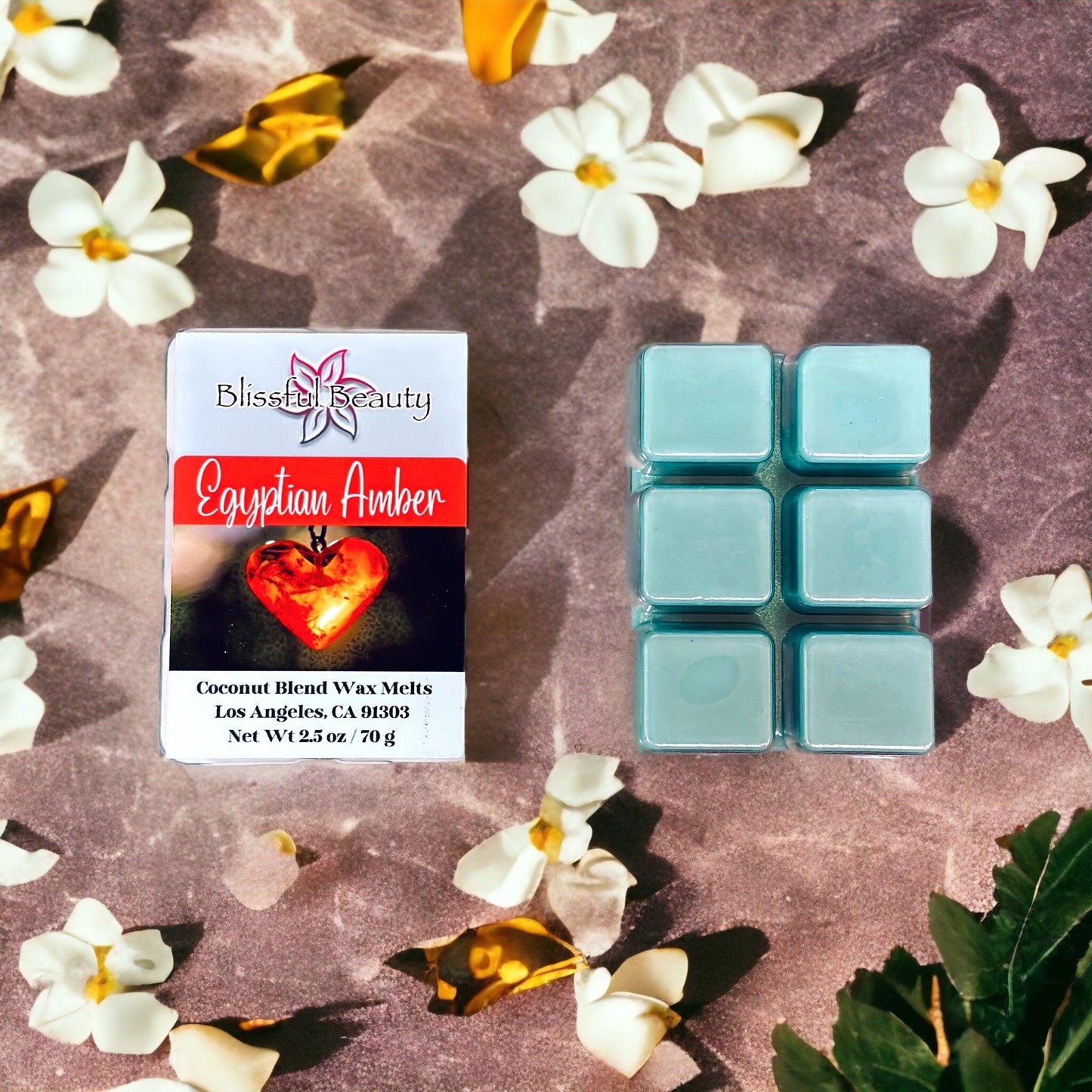 Egyptian Amber | Wax Melt Clamshell - Blissful Beauty Candle Co