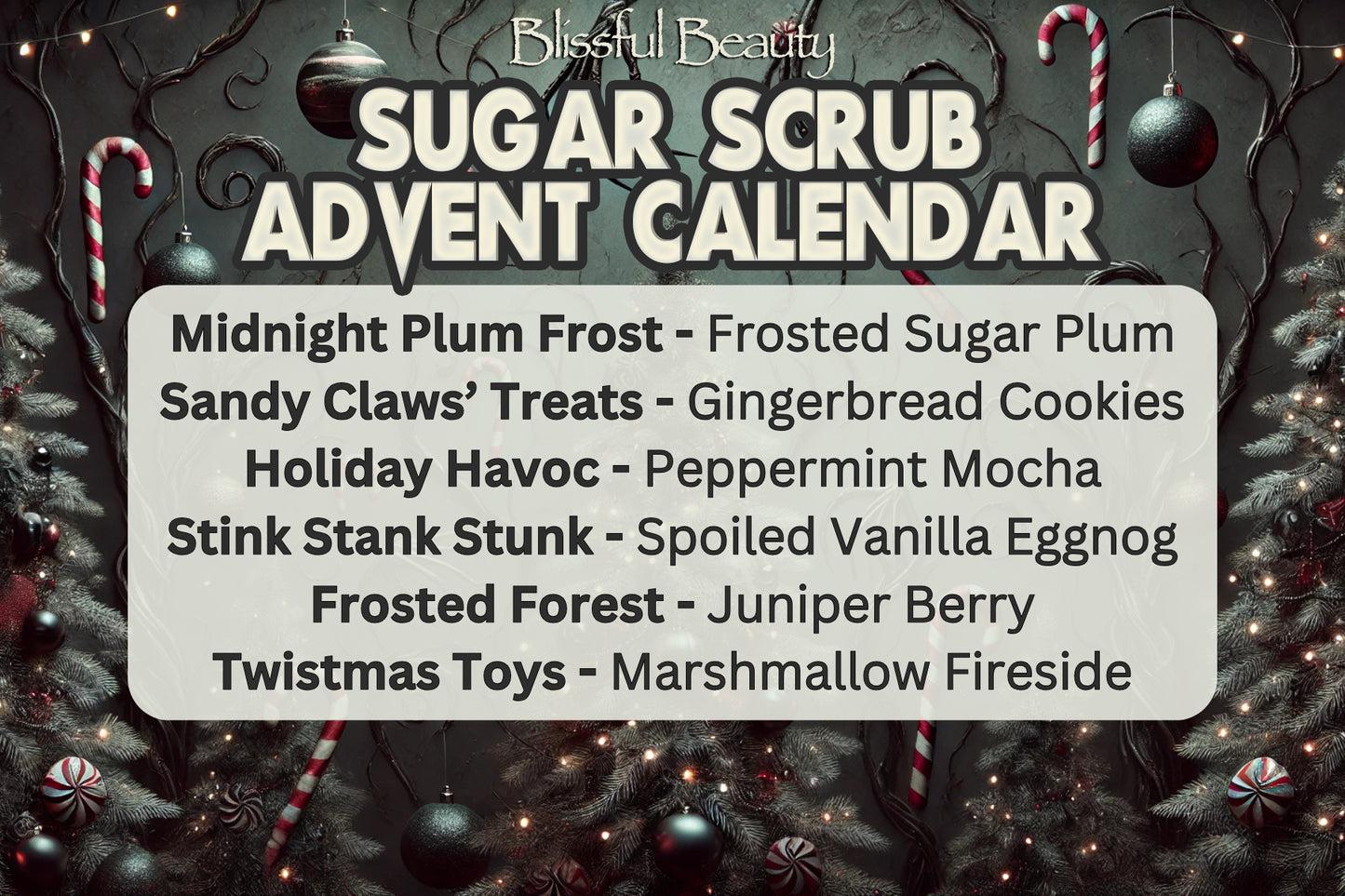 Sugar Scrub Advent Calendar