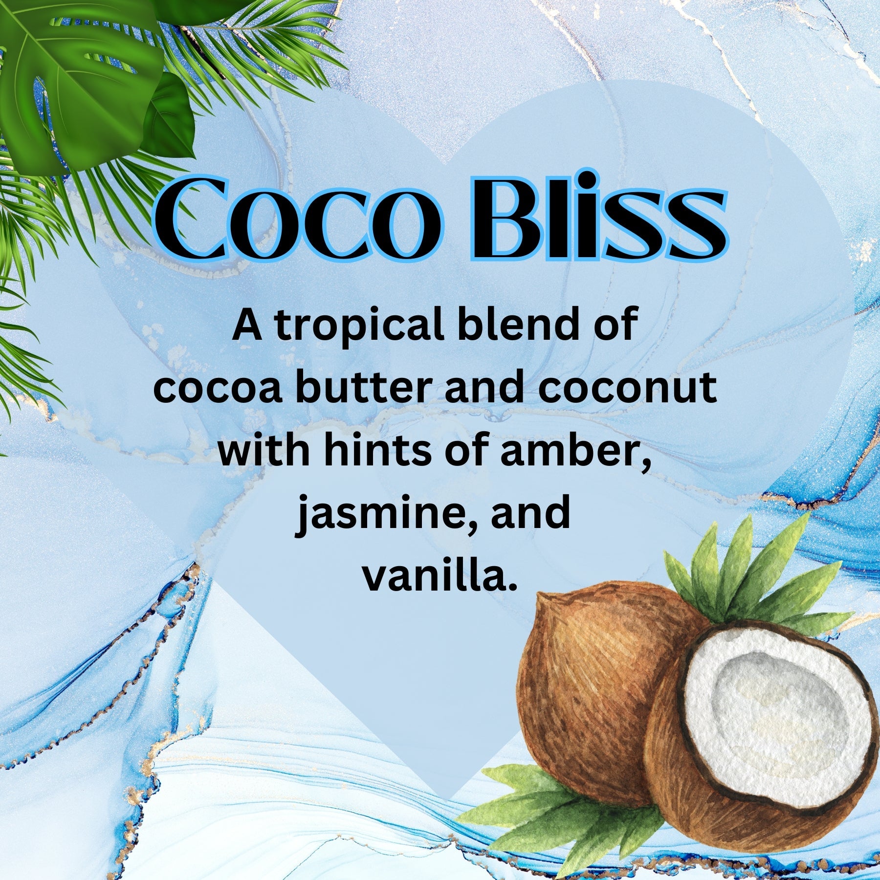 Coco Bliss | Coconut & Jasmine | Body Cream - Blissful Beauty Candle Co