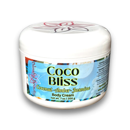 Coco Bliss | Coconut & Jasmine | Hydrating Body Cream - Blissful Beauty Candle Co