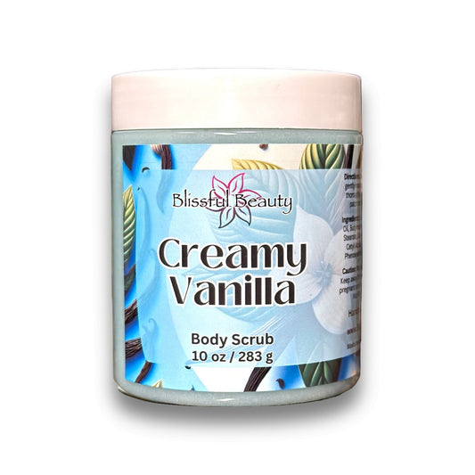Creamy Vanilla | Exfoliating Body Scrub - Blissful Beauty Candle Co