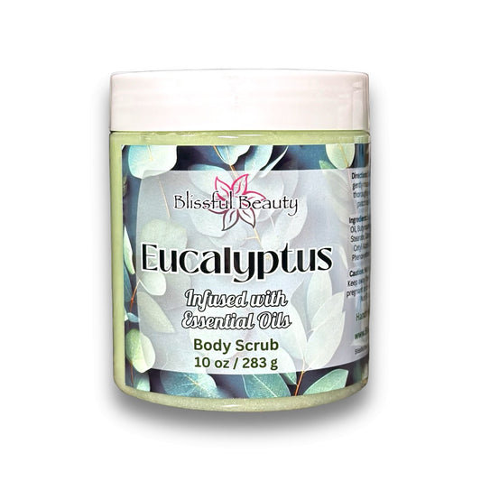 Eucalyptus Breeze | Exfoliating Sugar Scrub | Essential Oil Infusion - Blissful Beauty Candle Co