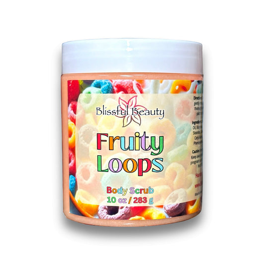 Fruity Loops | Exfoliating Body Scrub | Citrus-Infused - Blissful Beauty Candle Co