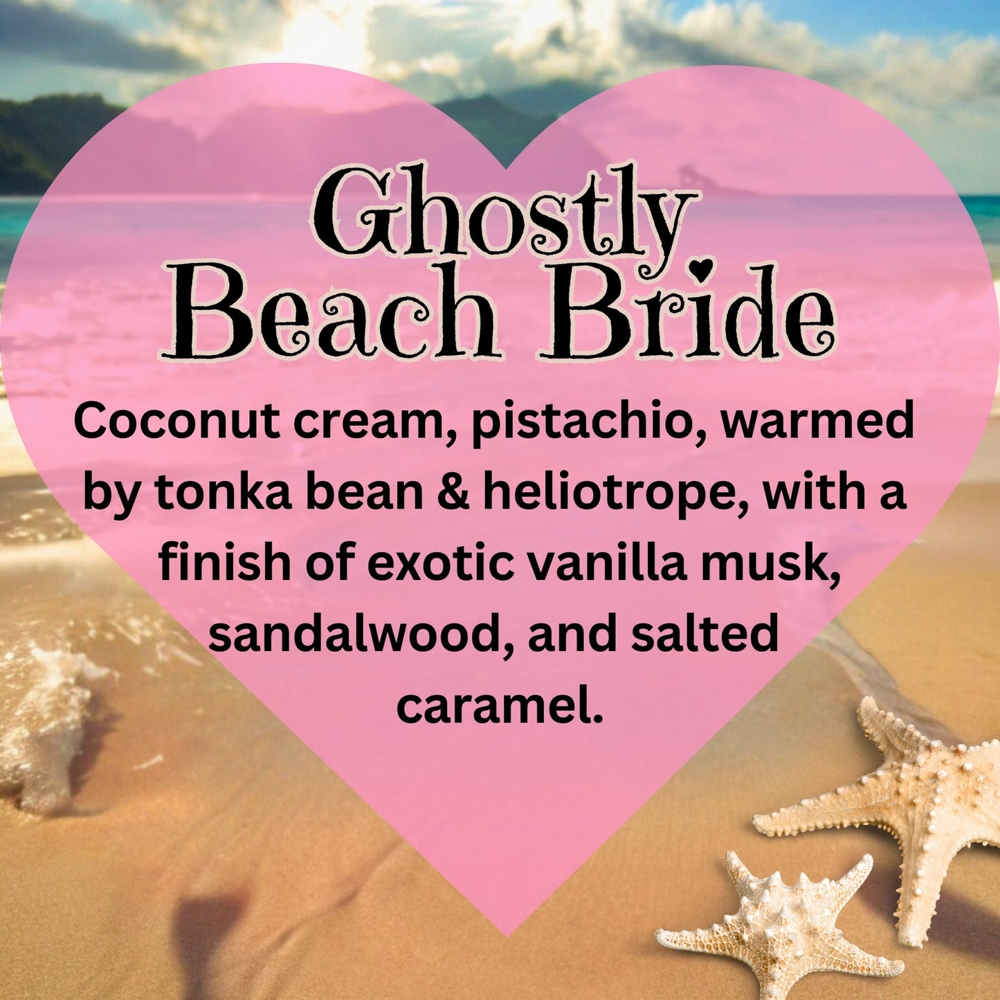 Ghostly Beach Bride | Coconut Cream & Sandalwood | Cleansing Sugar Scrub - Blissful Beauty Candle Co