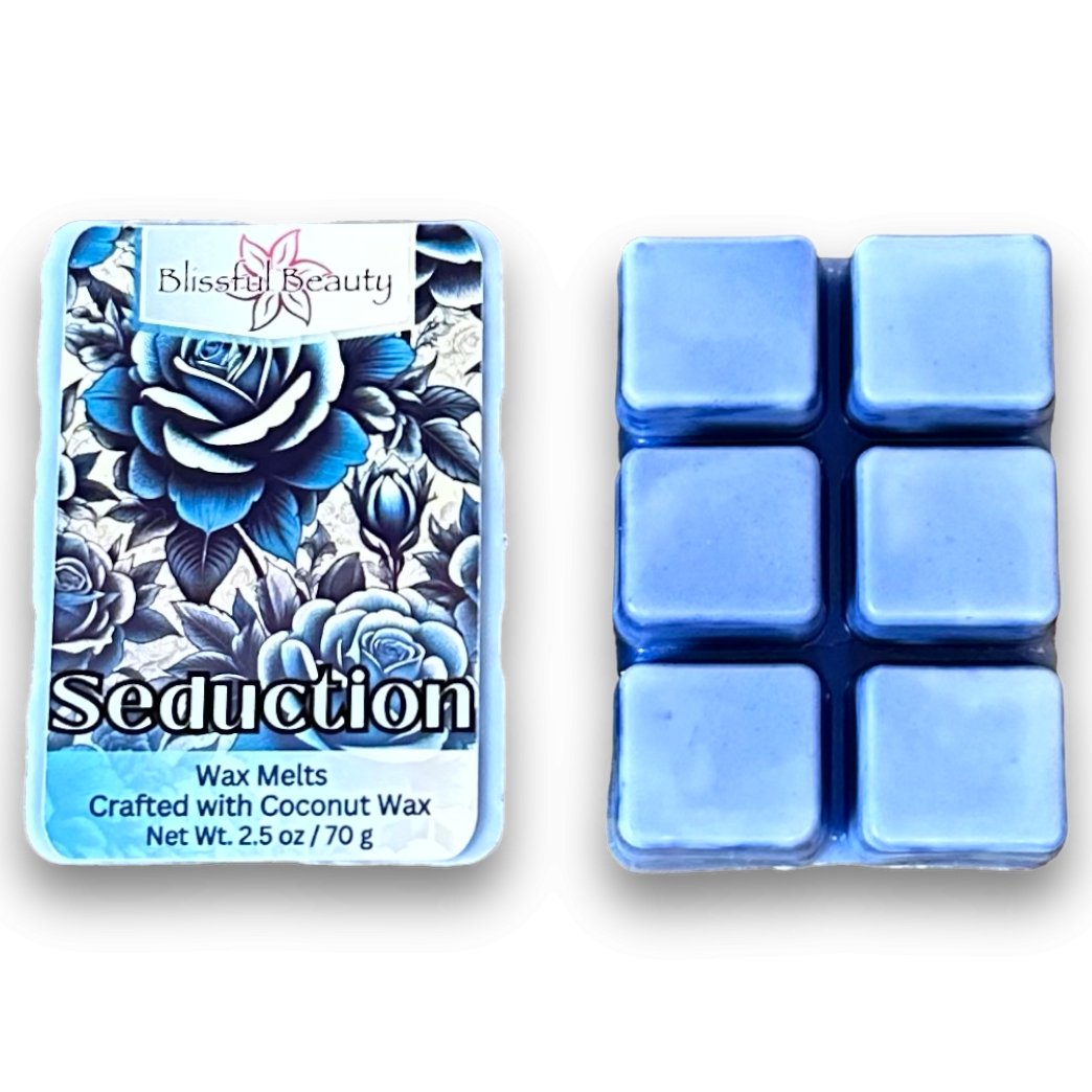 Seduction | Iced Vanilla Woods | Wax Melt Clamshell - Blissful Beauty Candle Co