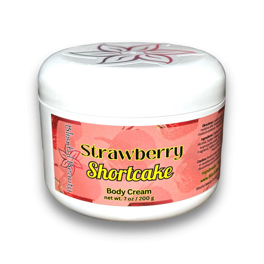 Strawberry Shortcake | Body Cream - Blissful Beauty Candle Co