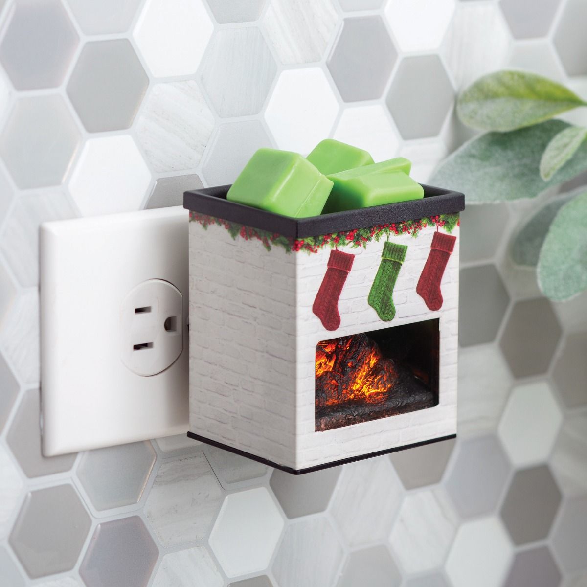 Holiday Fireplace Pluggable | Fragrance Warmer