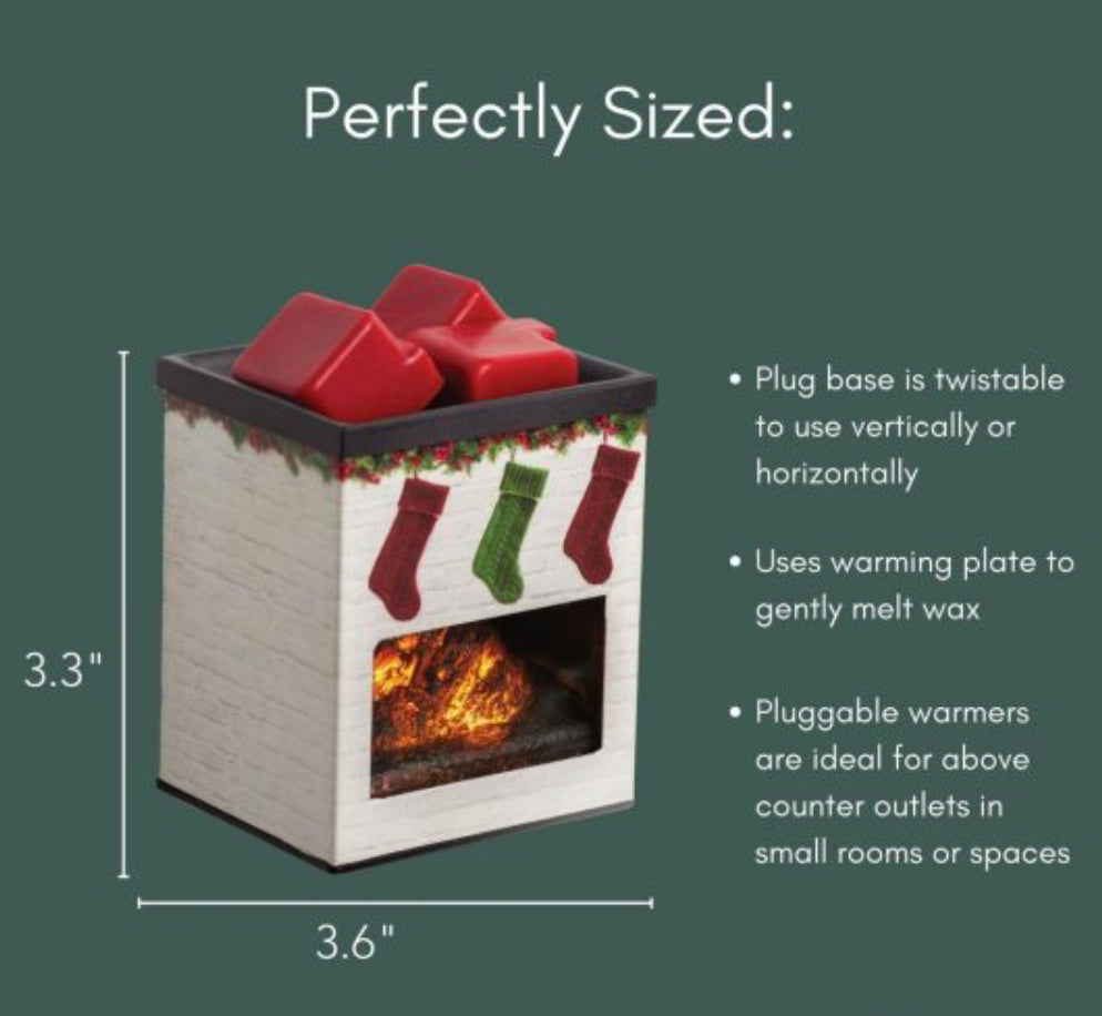 Holiday Fireplace Pluggable | Fragrance Warmer