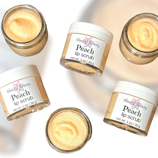 Peach | Lip Scrub - Blissful Beauty Candle Co