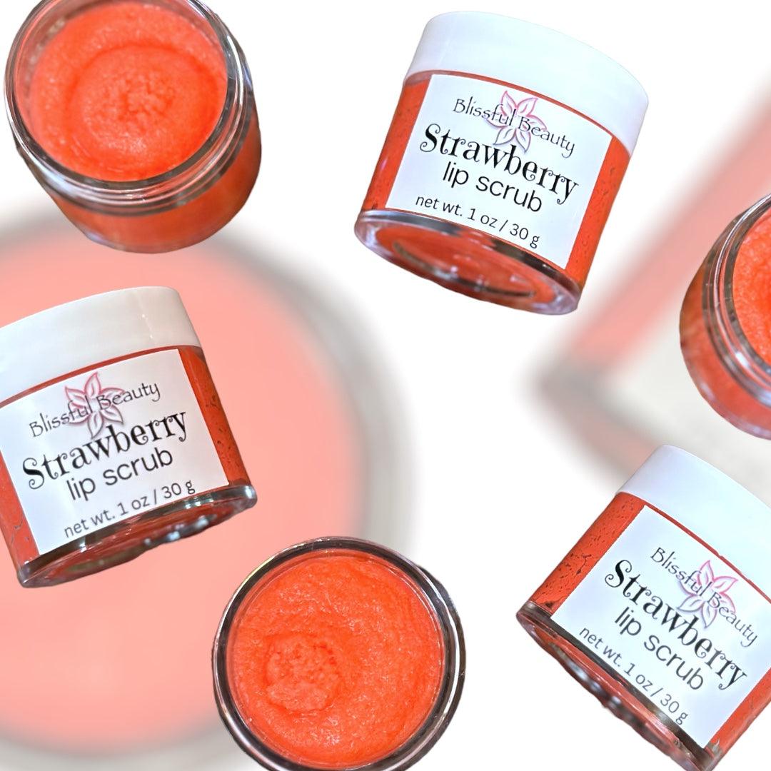 Strawberry | Lip Scrub - Blissful Beauty Candle Co